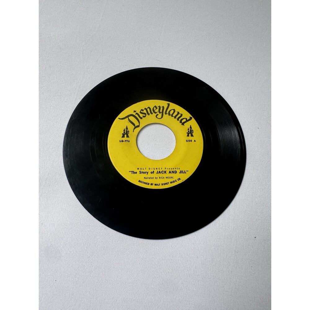 Vintage 1964 Walt Disney Jack & Jill 45 RPM Vinyl Record LG-776 Disneyland - Picture 2 of 7